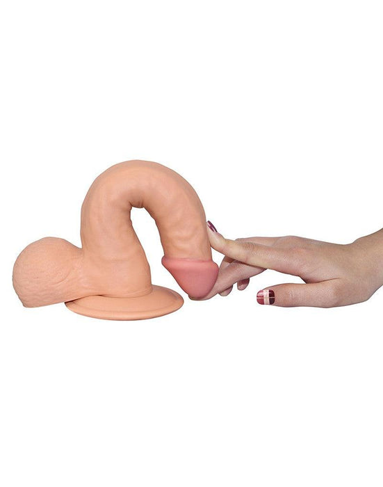 LoveToy - The Ultra Soft Dude - Realistische Dildo - 22,5 cm-Laced-up.nl