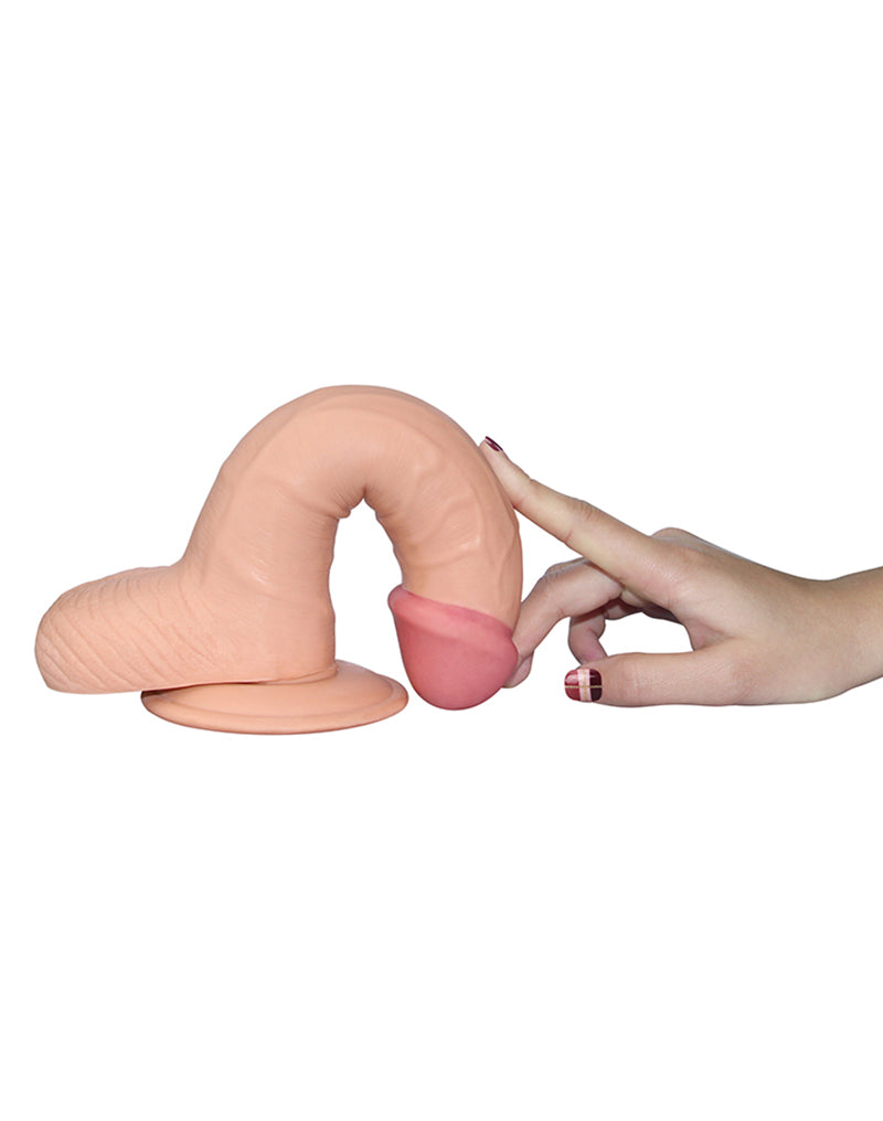 LoveToy - The Ultra Soft Dude - Realistische Dildo - 22.5 cm-Laced-up.nl