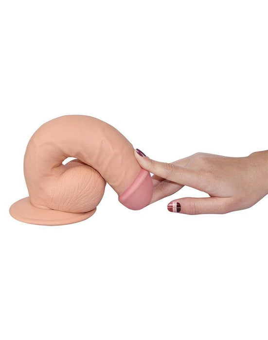LoveToy - The Ultra Soft Dude - Realistische Dildo - 21,5 x 4,5 cm-Laced-up.nl