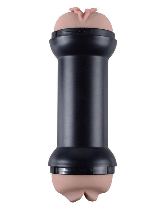 LoveToy - Training Master - Dubbele Masturbator - Mouth & Pussy-Laced-up.nl