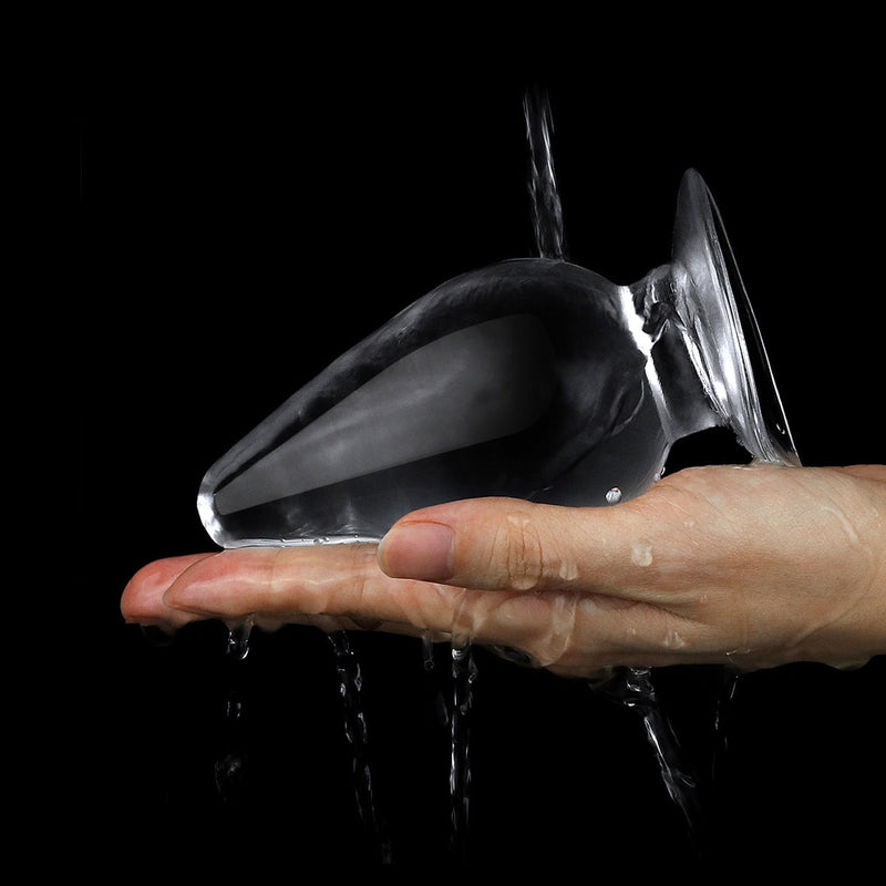 LoveToy - Flawless - Transparante Buttplug - 11.5 x 6 cm-Laced-up.nl