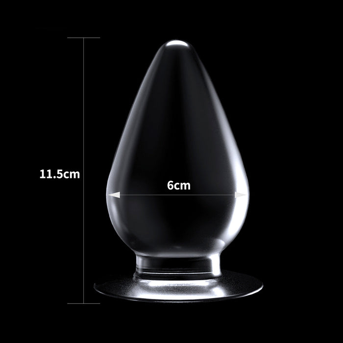 LoveToy - Flawless - Transparante Buttplug - 11.5 x 6 cm-Laced-up.nl