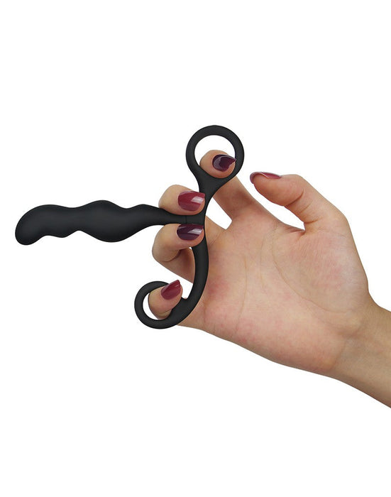 LoveToy - Ultimate P-spot Teaser - Prostaat Dildo - Zwart-Laced-up.nl