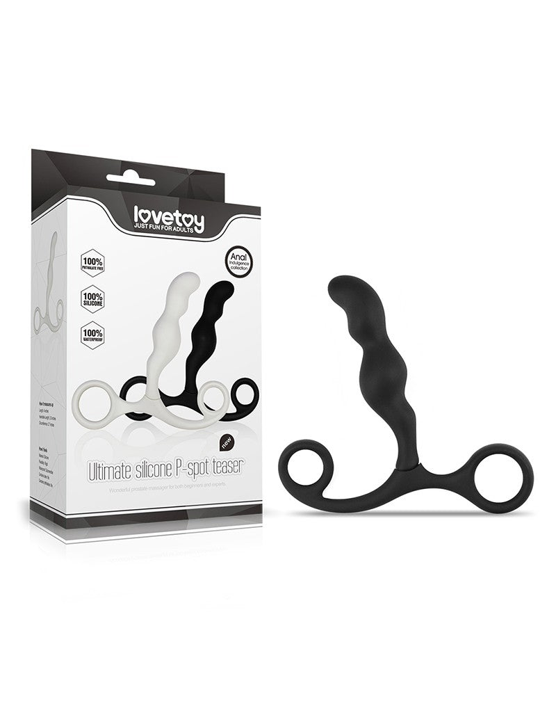 LoveToy - Ultimate P-spot Teaser - Prostaat Dildo - Zwart-Laced-up.nl