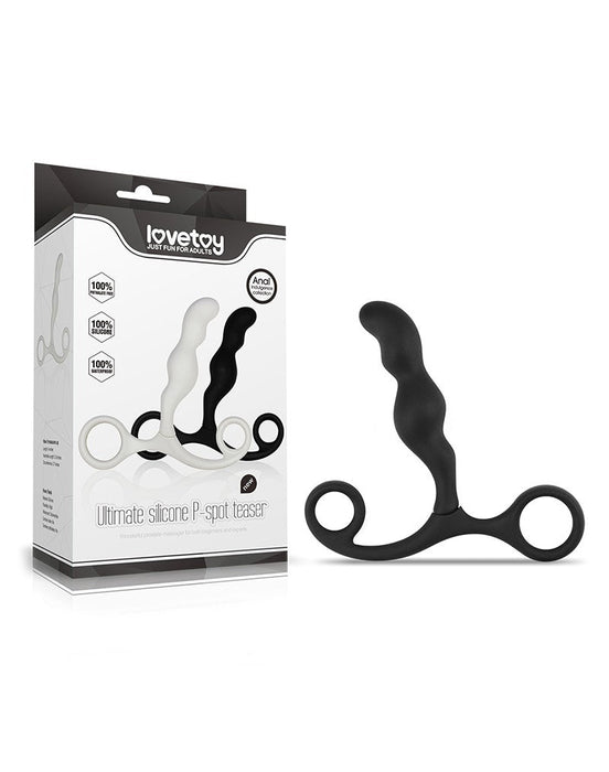 LoveToy - Ultimate P-spot Teaser - Prostaat Dildo - Zwart-Laced-up.nl