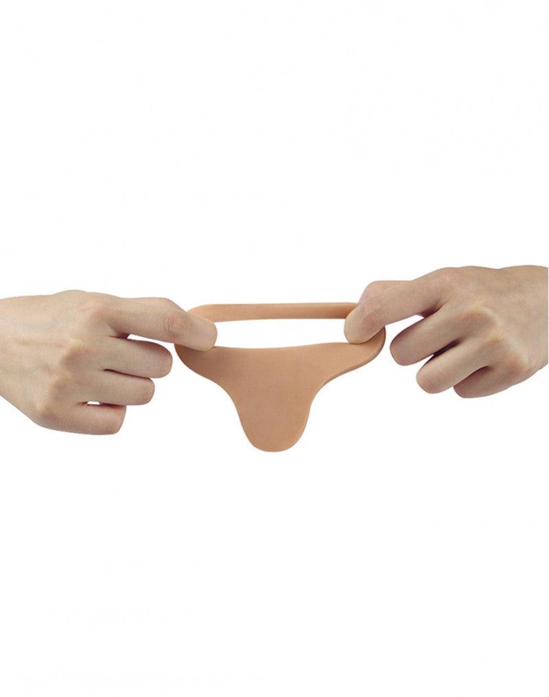 LoveToy - Ultrasoft Double - Voorbinddildo Voor Dubbele Penetratie 16 cm-Laced-up.nl