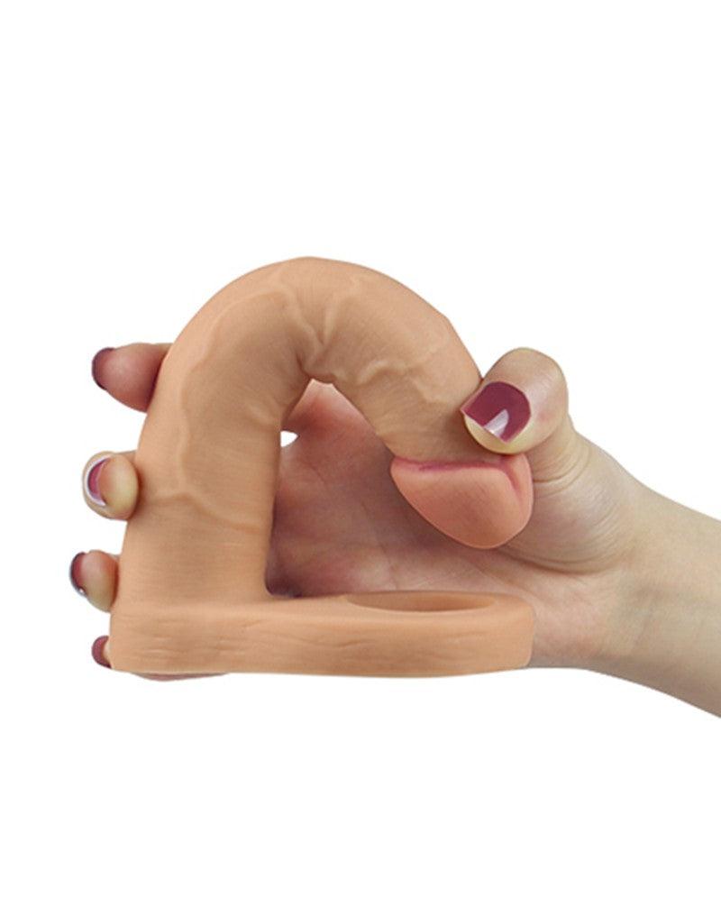 LoveToy - Ultrasoft Double - Voorbinddildo Voor Dubbele Penetratie 16 cm-Laced-up.nl