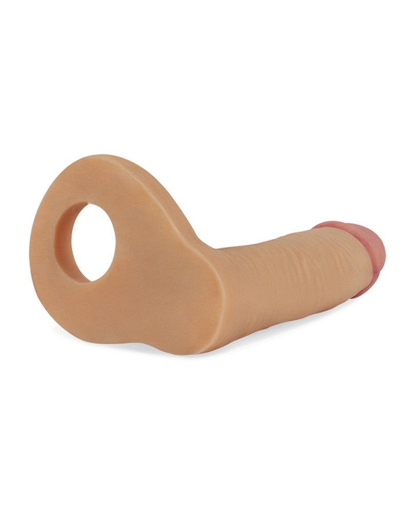 Lovetoy - Ultrasoft Double - Voorbinddildo Voor Dubbele penetratie - 15 cm-Laced-up.nl