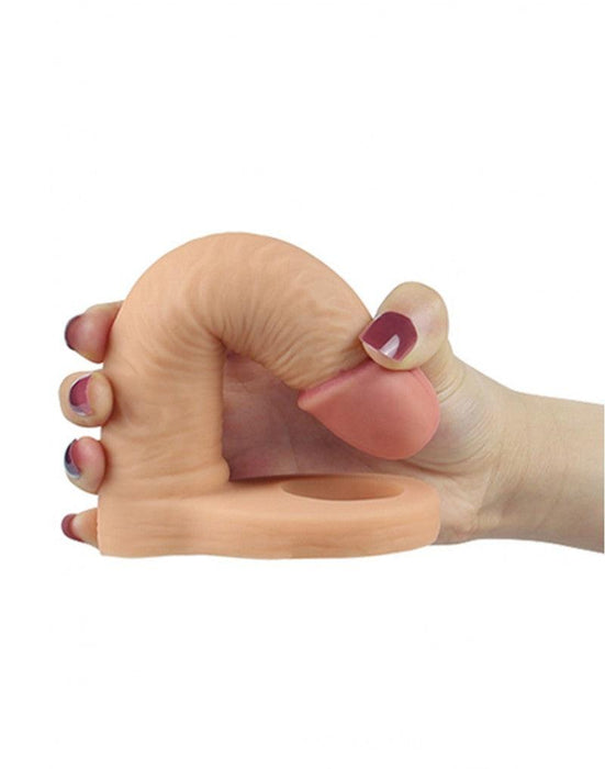 Lovetoy - Ultrasoft Double - Voorbinddildo Voor Dubbele penetratie - 15 cm-Laced-up.nl