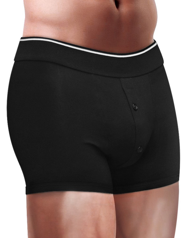 LoveToy – Unisex Strap-on Short – O-ring 4 cm – Zwart-Erotiekvoordeel.nl