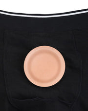 LoveToy – Unisex Strap-on Short – O-ring 4 cm – Zwart-Erotiekvoordeel.nl