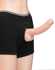 LoveToy – Unisex Strap-on Short – O-ring 4 cm – Zwart-Erotiekvoordeel.nl