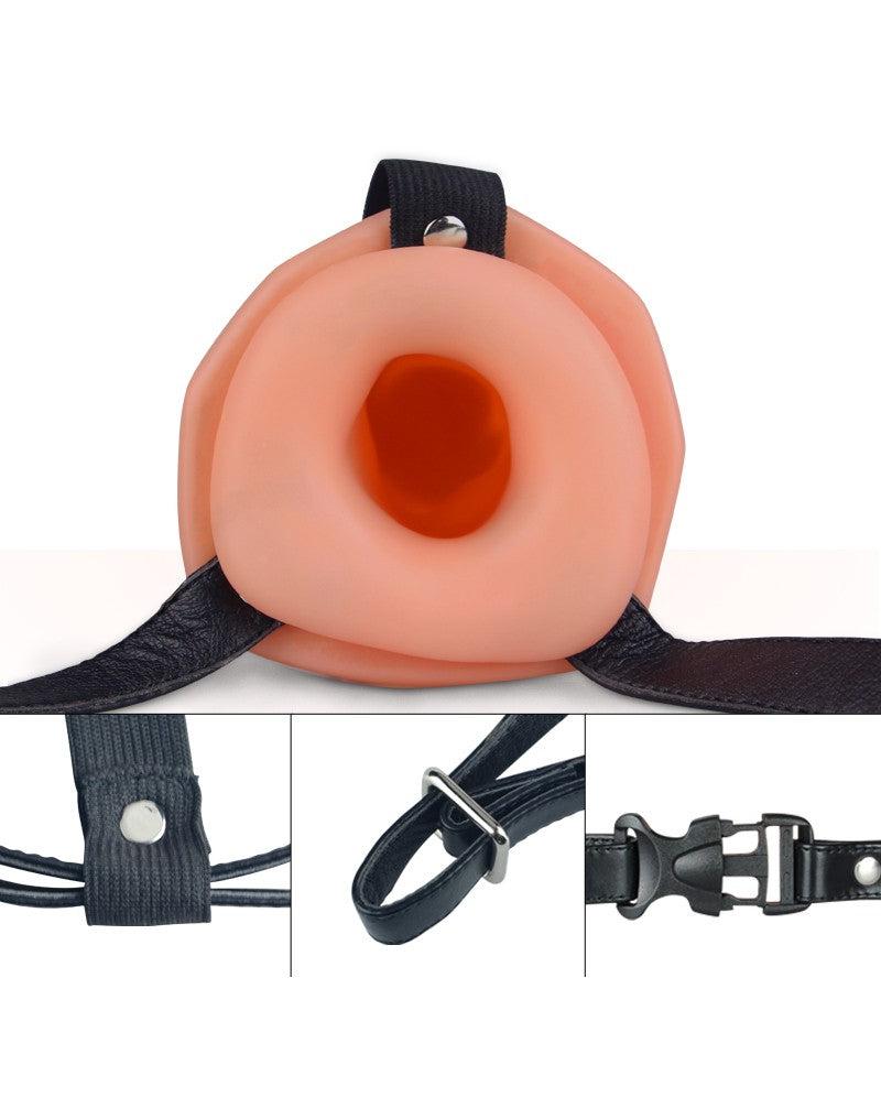 LoveToy - Unisex Strap-on Dildo Met Harnas - 16,5 cm-Laced-up.nl