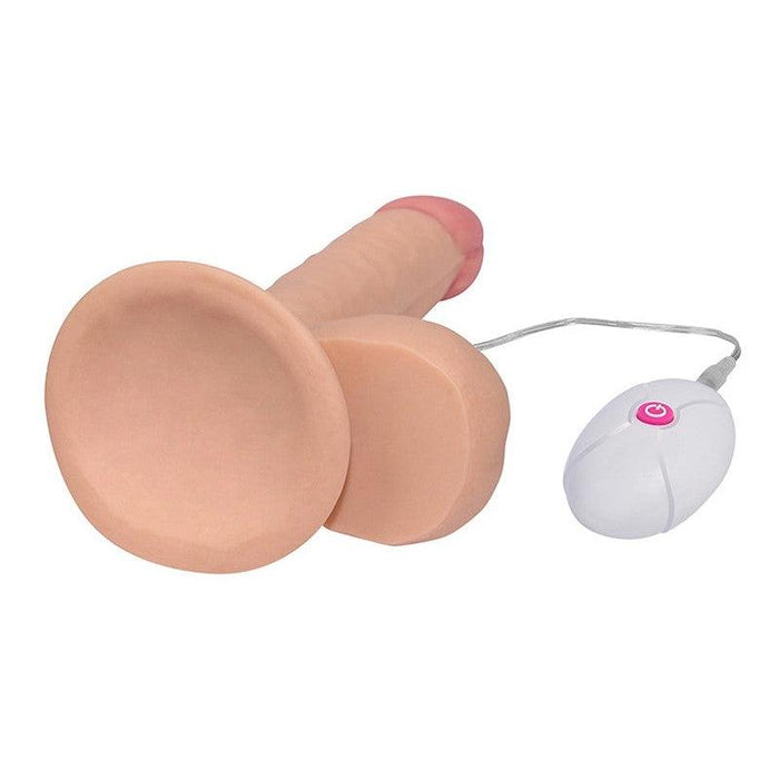 LoveToy - The Ultra Soft Dude - Vibrerende Dildo - Superzacht materiaal-Laced-up.nl