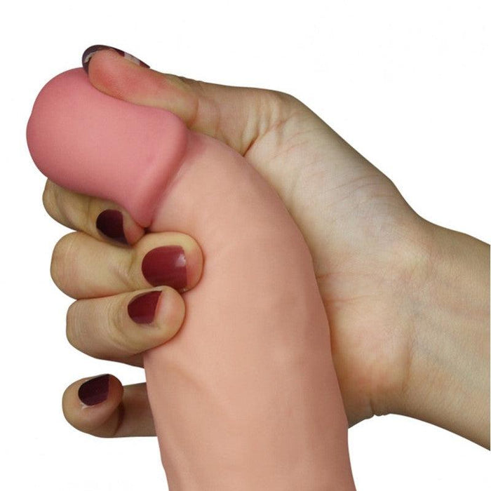 LoveToy - The Ultra Soft Dude - Vibrerende Dildo - Superzacht materiaal-Laced-up.nl