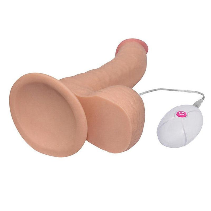 LoveToy - The Ultra Soft Dude - Vibrerende Dildo - Superzacht materiaal-Laced-up.nl