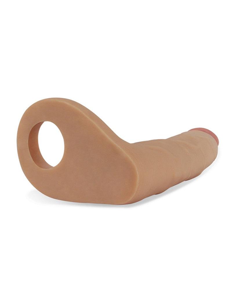 LoveToy - Ultrasoft Double - Voorbinddildo Voor Dubbele Penetratie 18 cm-Laced-up.nl