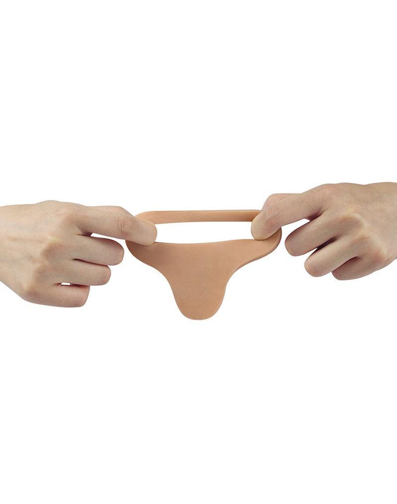 LoveToy - Ultrasoft Double - Voorbinddildo Voor Dubbele Penetratie 18 cm-Laced-up.nl