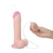 LoveToy - Zachte Spuitende Dildo - Met Squirt Functie - 23 cm - Lichte Huidskleur-Laced-up.nl