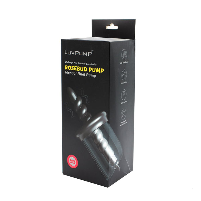 LuvPump - Rosebud Pomp - Manual Anaal Pomp - Dubbele Stimulatie - Messing Pomp Pistool-Laced-up.nl