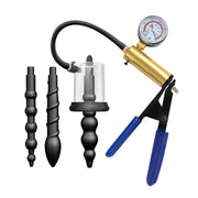LuvPump - Rosebud Pomp - Manual Anaal Pomp - Dubbele Stimulatie - Messing Pomp Pistool-Laced-up.nl