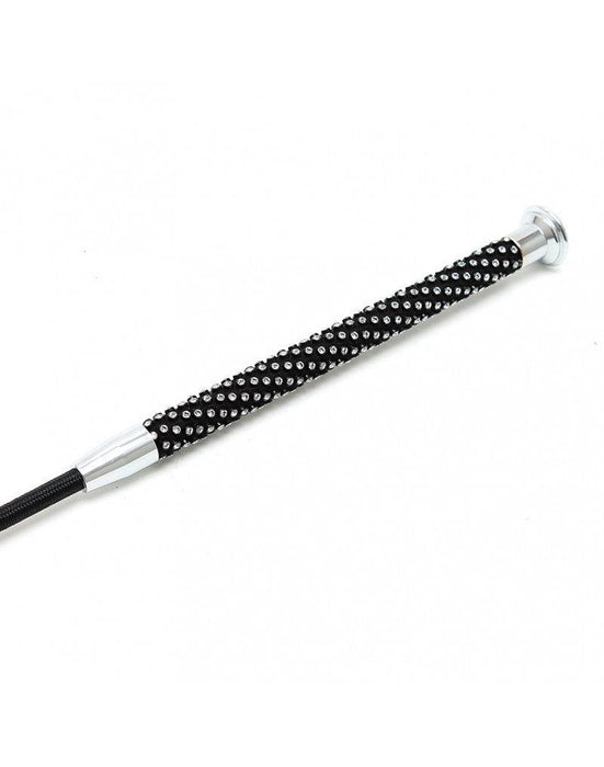 Luxe design Paardrijzweepje Met Swarovski Kristal afgewerkt-Laced-up.nl