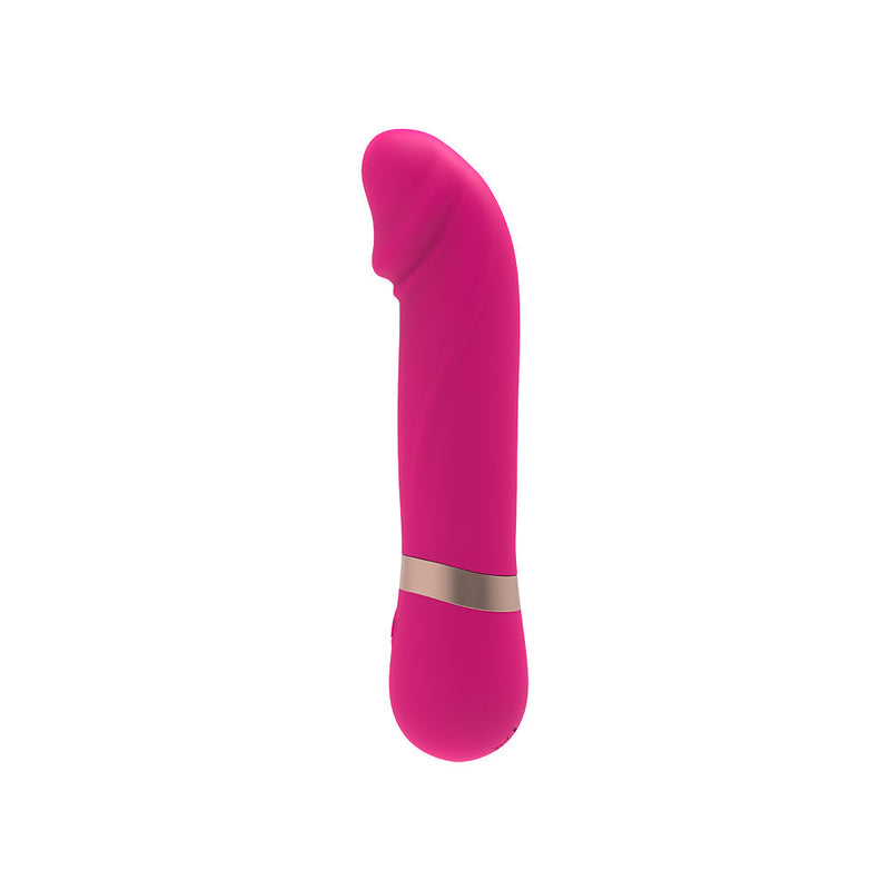 M-Mello - Dildo Vibe - Siliconen Vibrator - 11,5 cm - Roze-laced-up.nl