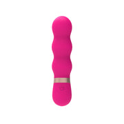M- Mello - Ripple Vibe - Siliconen Mini Vibrator - 12 cm - Roze-laced-up.nl