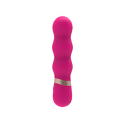 M- Mello - Ripple Vibe - Siliconen Mini Vibrator - 12 cm - Roze-laced-up.nl