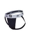 MM - Jockstrap- Heren String - Tailleband 2 inch - Zwart/Grijs-Laced-up.nl