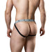 MM - Original Jock Collection - Jockstrap - Tailleband 2,5 cm - Zwart/Grijs-Laced-up.nl
