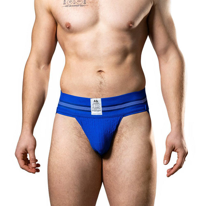 MM - Original Jock Collection - Jockstrap - Tailleband 7,5 cm - Blauw-Laced-up.nl
