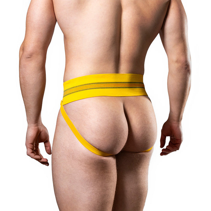 MM - Original Jock Collection - Jockstrap - Tailleband 7,5 cm - Geel-Laced-up.nl