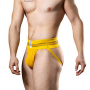 MM - Original Jock Collection - Jockstrap - Tailleband 7,5 cm - Geel-Laced-up.nl