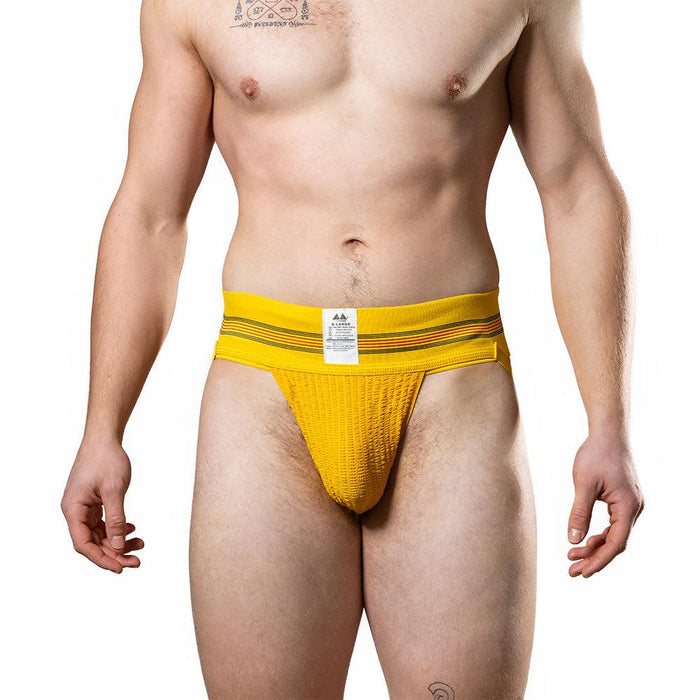 MM - Original Jock Collection - Jockstrap - Tailleband 7,5 cm - Geel-Laced-up.nl
