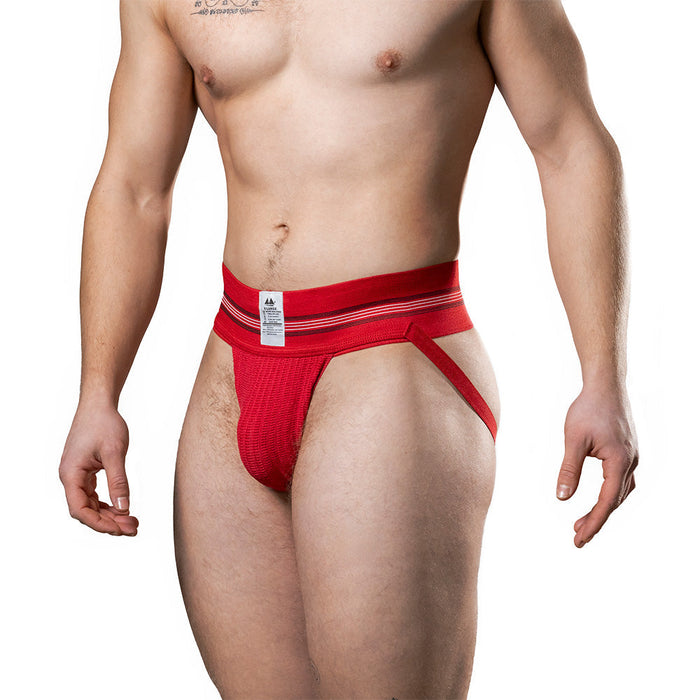 MM - Original Jock Collection - Jockstrap - Tailleband 7,5 cm - Rood-Laced-up.nl