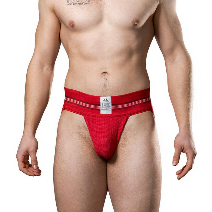 MM - Original Jock Collection - Jockstrap - Tailleband 7,5 cm - Rood-Laced-up.nl