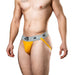 MM Original - Jockstrap Herenslip - Tailleband 5 cm - Geel/Grijs-Laced-up.nl