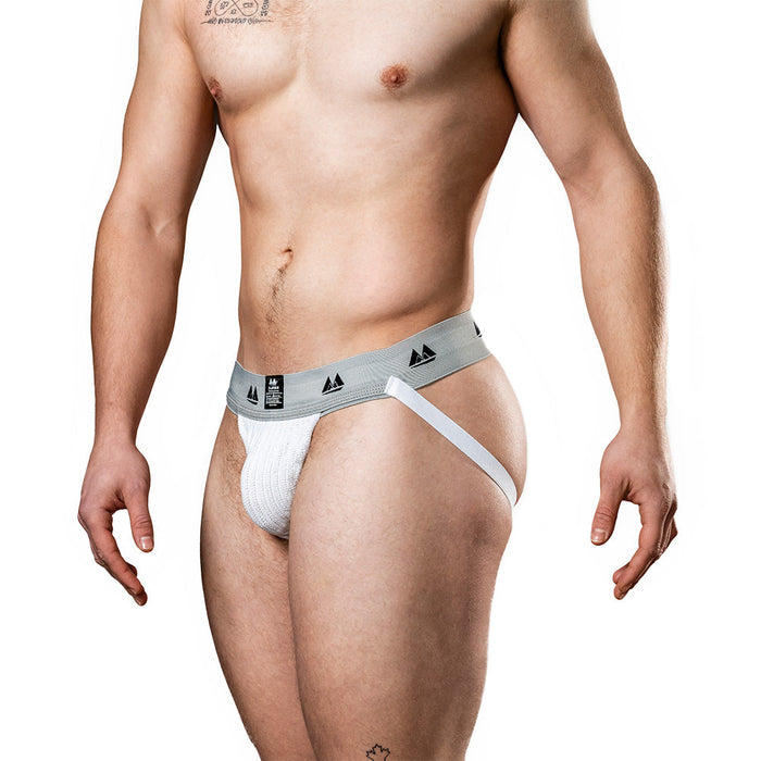 MM Original - Jockstrap Herenslip - Tailleband 5 cm - Wit-Laced-up.nl