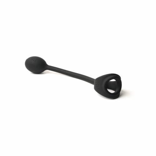 MOTOVibe - Buzz Lock - Rekbare Cockring en Ballenspreider met Vibrerende Buttplug-Erotiekvoordeel.nl