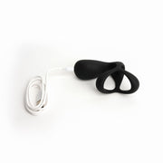 MOTOVibe - Pulse - Vibrerende Cockring met Ball Stretcher en Tickler - Zwart-Laced-up.nl
