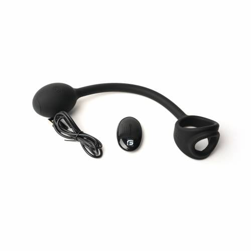 MOTOVibe by Sport Fucker - Buzz Lock - Rekbare Cockring en Ballenspreider met Vibrerende Buttplug-Laced-up.nl