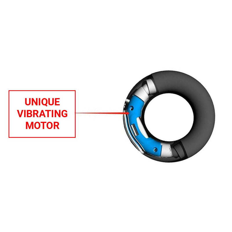 MOTOVibe - Rev Cockring - Vibrerende Cockring - Zwart-Erotiekvoordeel.nl