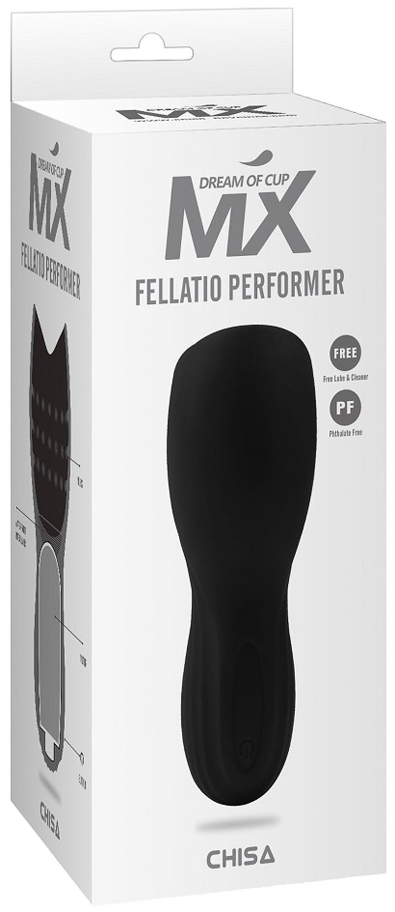 MX - Fellatio Performer - Masturbateur - Noir - Laced-up.nl