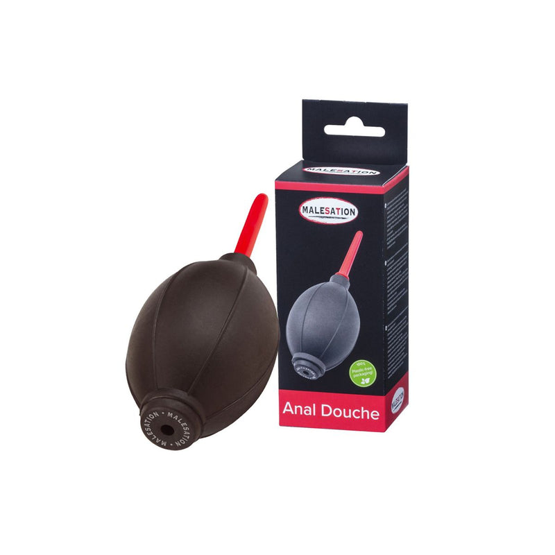 Malesation - Extra Kleine En Handzame Anaal Douche - Zwart- 113 ml-laced-up.nl