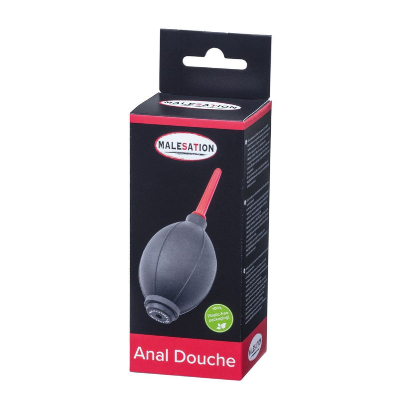 Malesation - Extra Kleine En Handzame Anaal Douche - Zwart- 113 ml-laced-up.nl