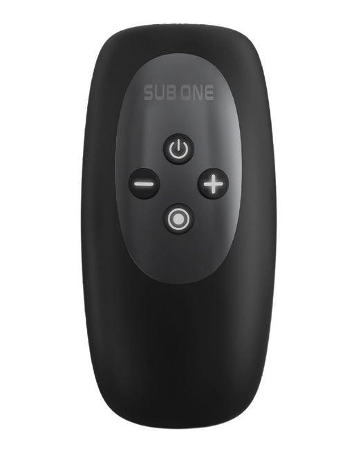 ManWan - Sub One - Masturbateur vibrant avec fonction « tapping » - Infinity Black - Laced-up.nl