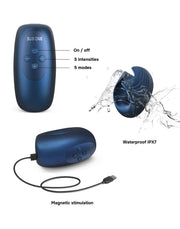 ManWan - Sub One - Vibrerende Masturbator met Tapping Feature - Stellar Blue-Erotiekvoordeel.nl