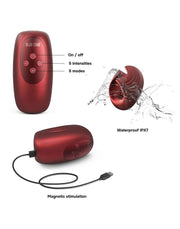 ManWan - Sub One - Vibrerende Masturbator met Tapping Feature - Velvet Red-Erotiekvoordeel.nl