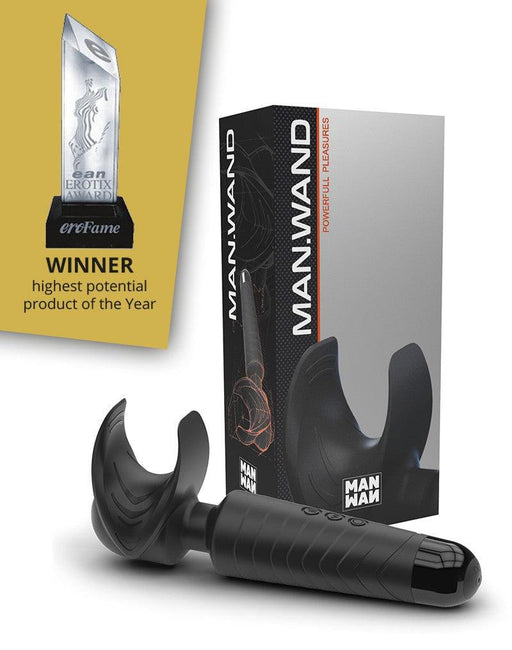 ManWan - Man.Wand Wand Masturbator - Zwart-Erotiekvoordeel.nl